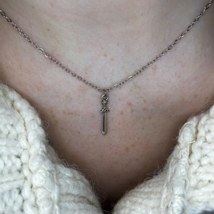 The Silver Dagger Necklace